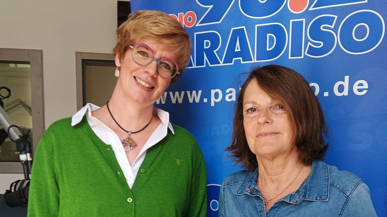 Julia Nogli (rechts) mit Kathleen Fischer