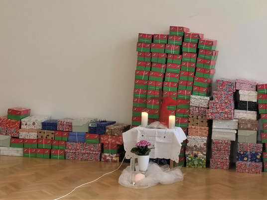 Immanuel Klinik Rüdersdorf - Nachrichten - Weihnachten im Schuhkarton
